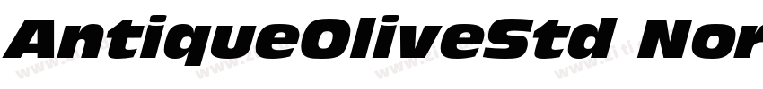 AntiqueOliveStd Nord字体转换